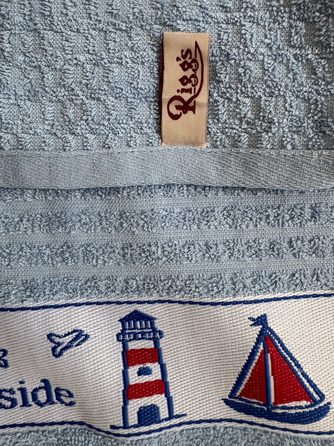 Beach Huts and Seaside Kitchen Towel