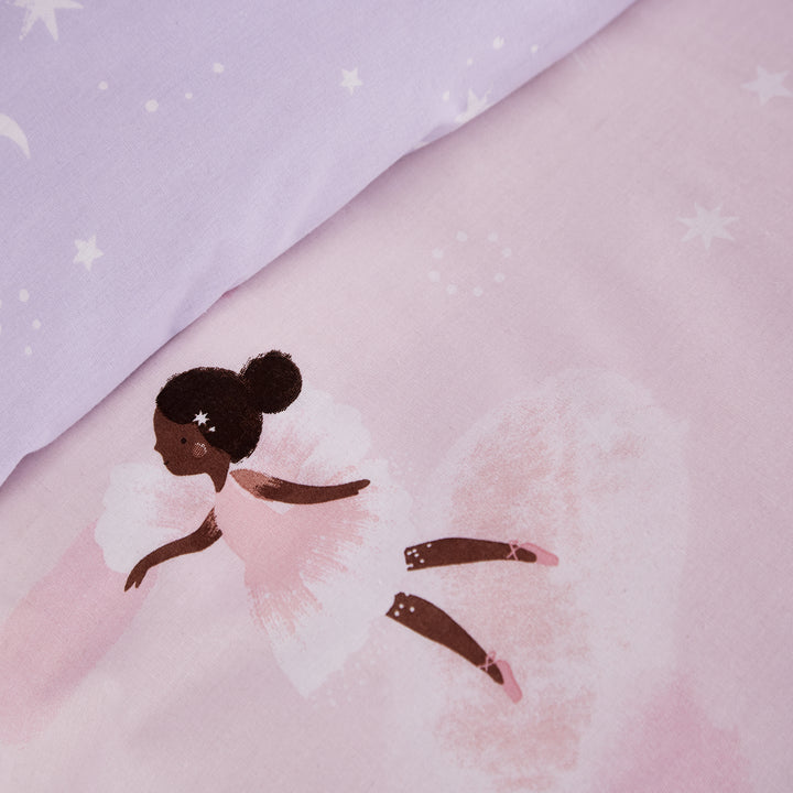 Catherine Lansfield Dancing Fairies Duvet Cover & Pillowcase Set