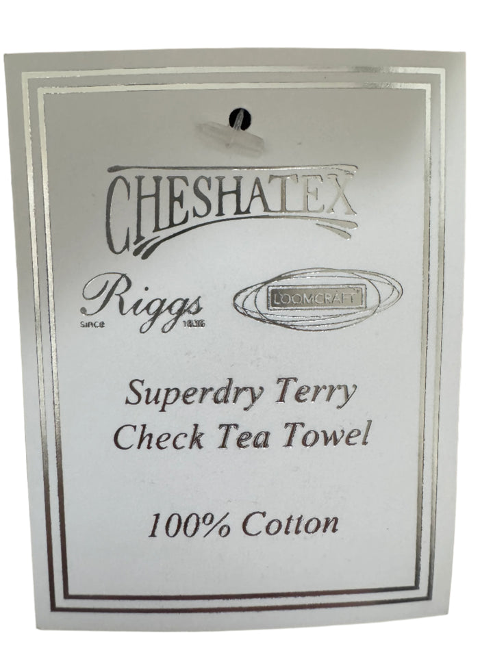 Superdry Terry Check Tea Towel