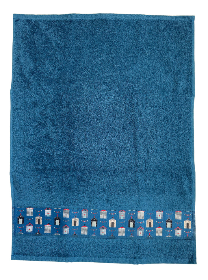 Beach Huts and Seaside Kitchen Towel