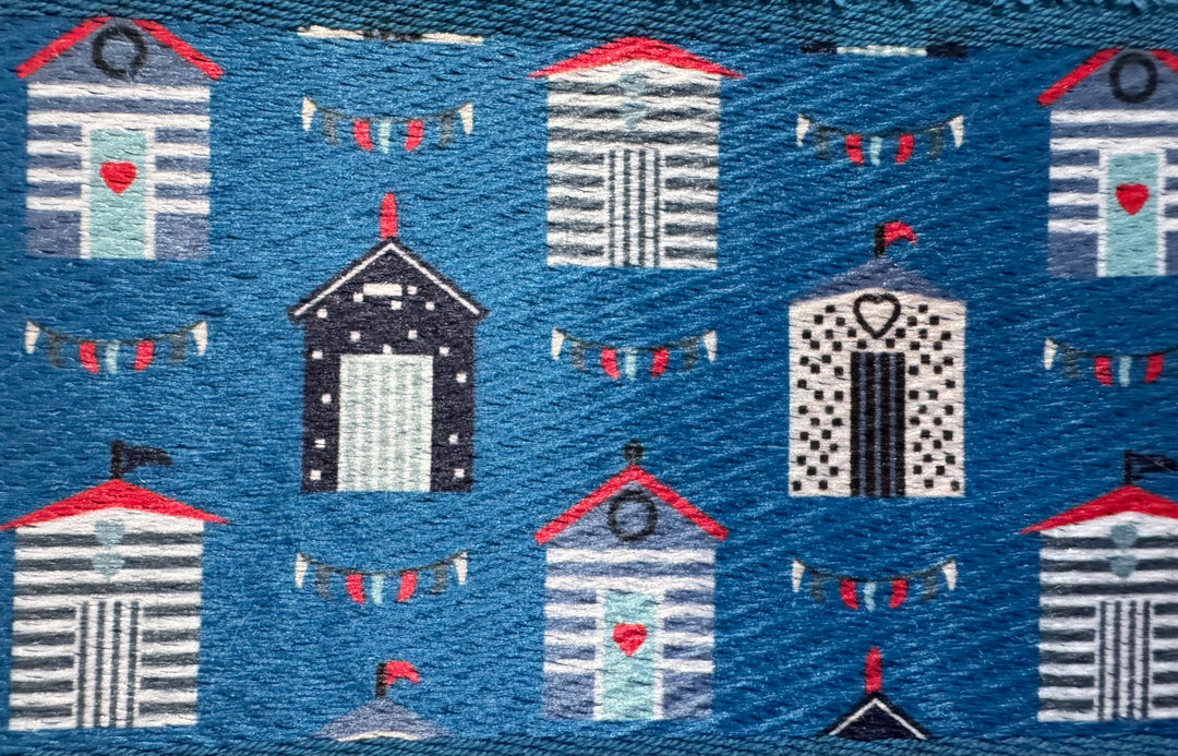 Beach Huts and Seaside Kitchen Towel